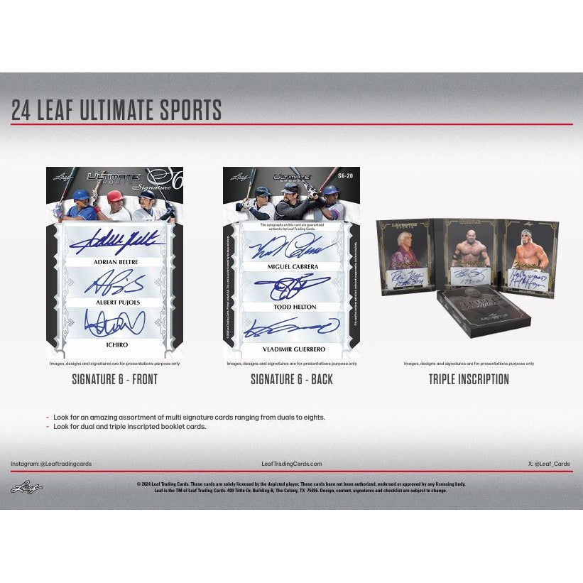 2024 Leaf Ultimate Sports Box