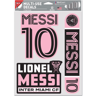 Decal: Lionel Messi - 3 pack