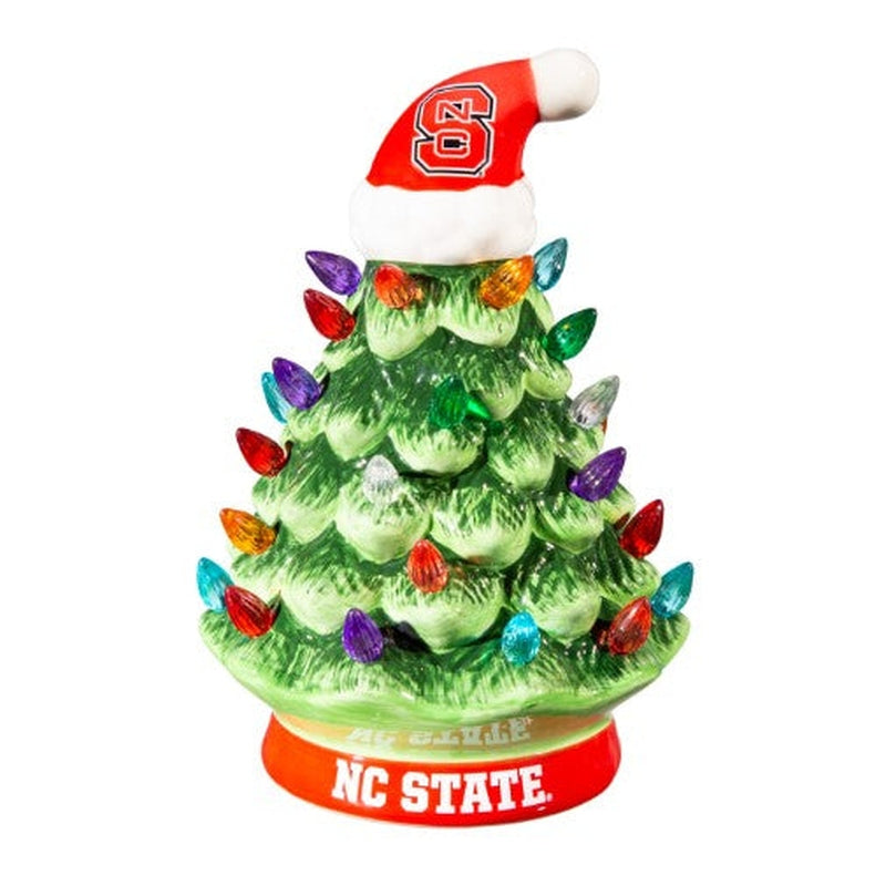 4" LED Ceramic Christmas Tree, North Carolina State University