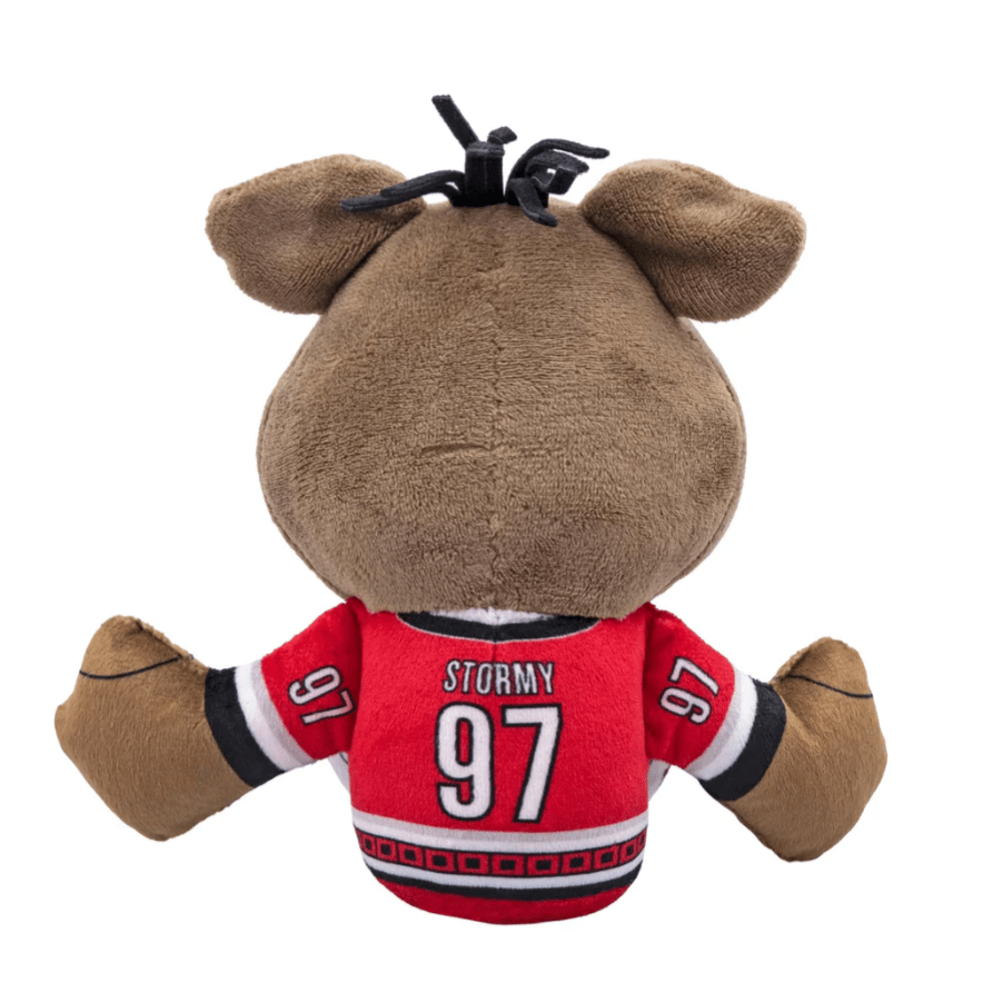 Carolina Hurricanes Stormy 8" Kuricha Sitting mascot Plush Red Uniform