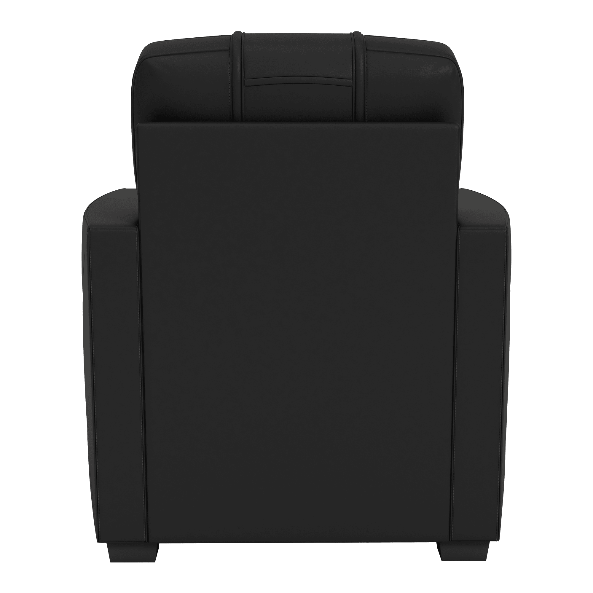 Silver Club Chair with Pittsburgh Penguins Logo
