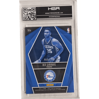 Ben Simmons: 2016-17 Panini Totally Certified Franchise Foundations Red #30 HGA 9.0