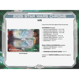 2025 Topps Star Wars Chrome Hobby Box