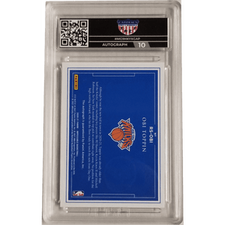 Obi Toppin: 2020-21 Panini Impeccable Rookie Signatures Holo Gold #RS-OBI HGA 9.0