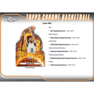 2024-25 Topps Chrome Basketball Hobby Box