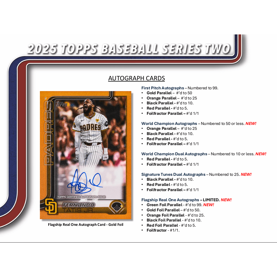 2025 Topps Series 2 Baseball Blaster Box