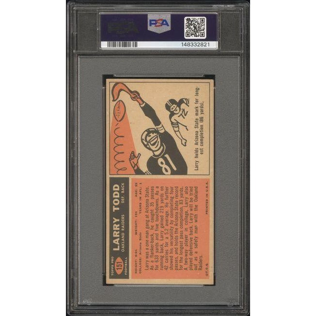 Larry Todd 1965 Topps #151 PSA 4
