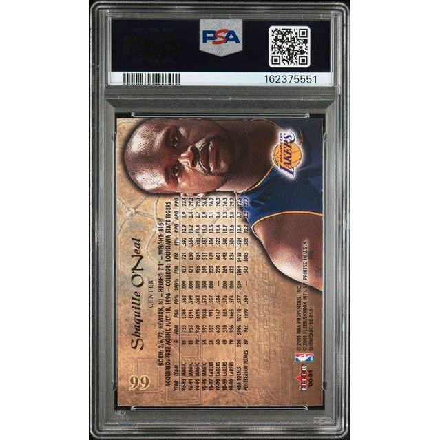 2000 Fleer Showcase #66 Shaquille O'Neal PSA 7