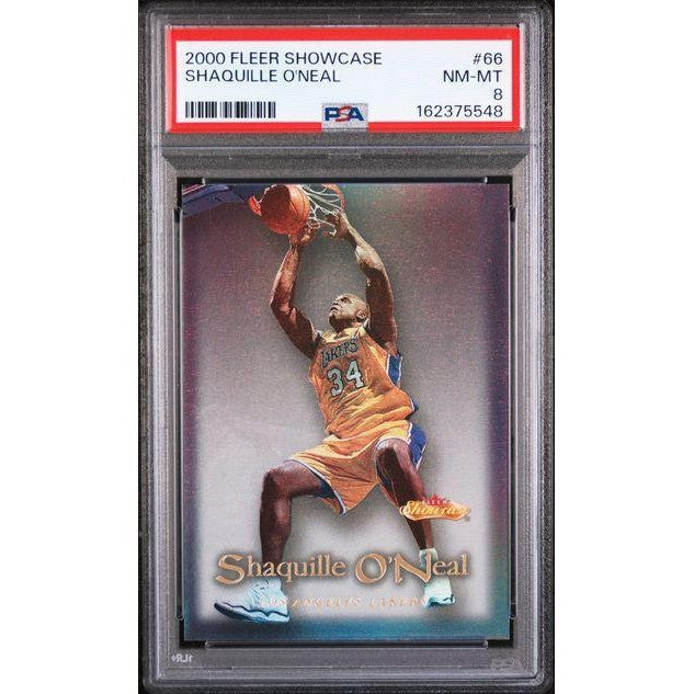 2000 Fleer Showcase #66 Shaquille O'Neal PSA 8