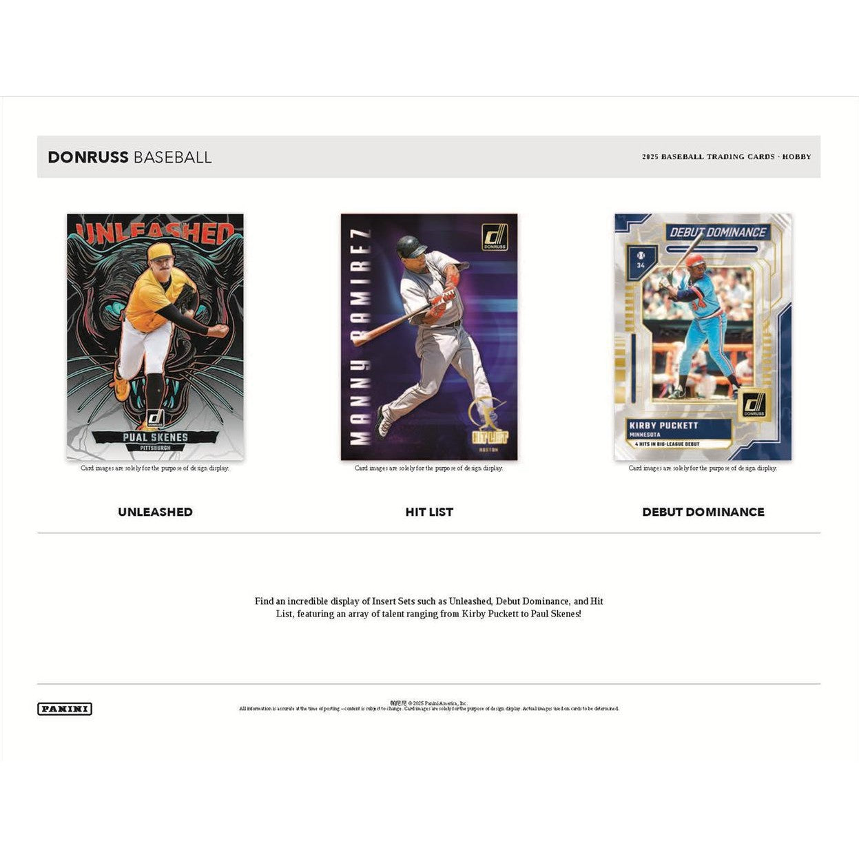2025 Panini Donruss Baseball Hobby Box