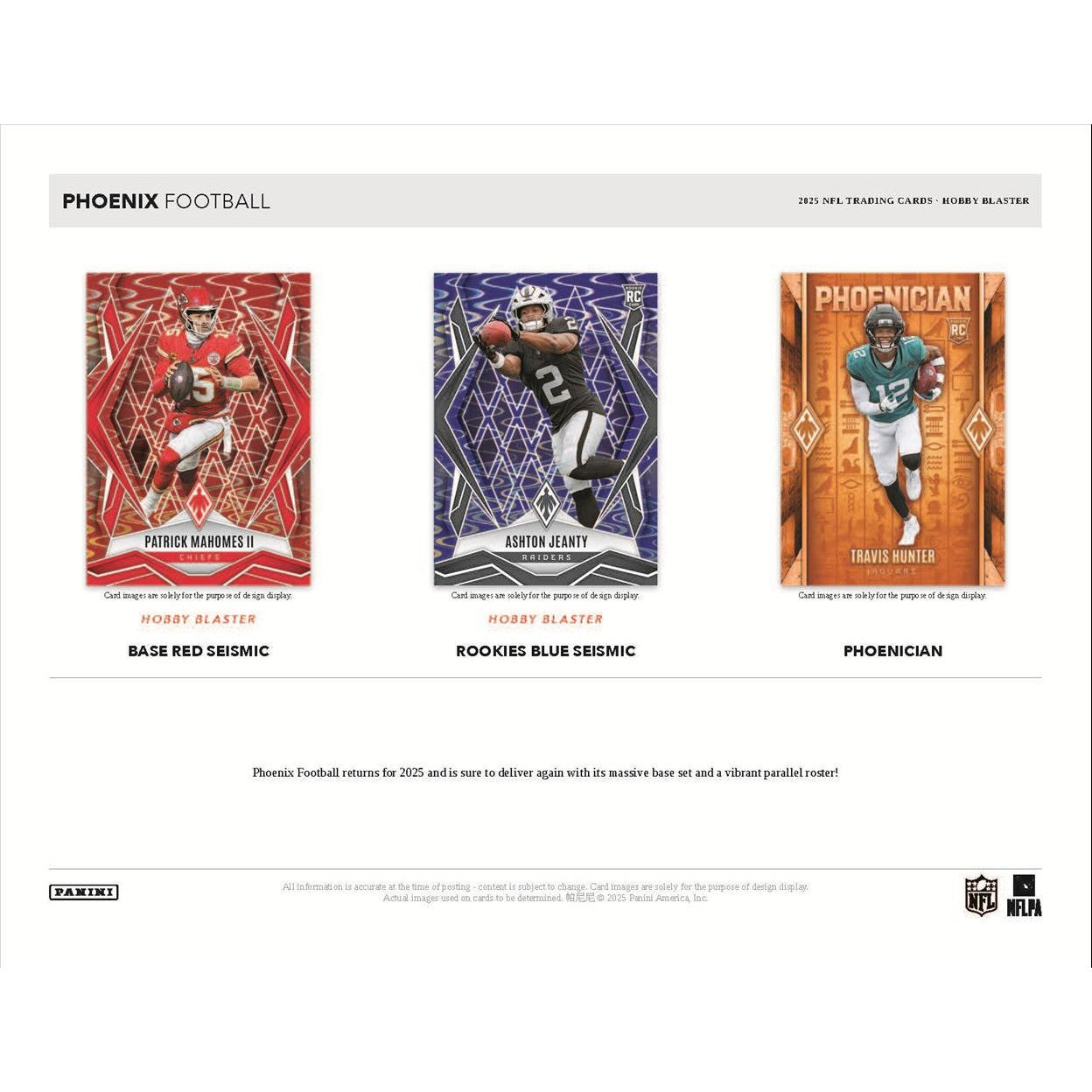 2025 Panini Phoenix Football Hobby Blaster