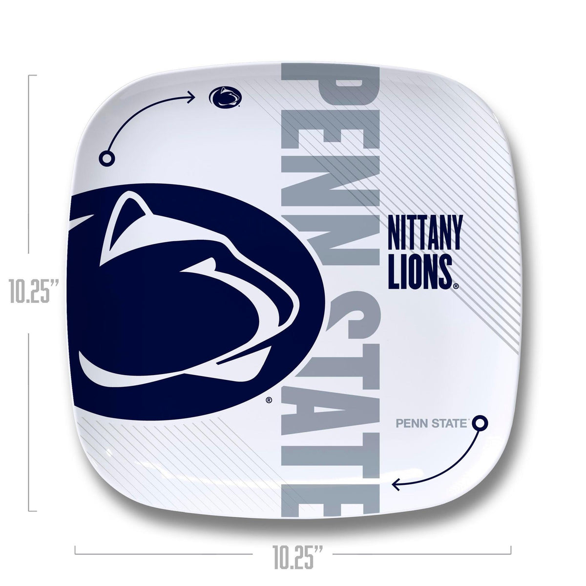 Penn State Nittany Lions Officially Licensed Party Plate 10.25" x 10.25"