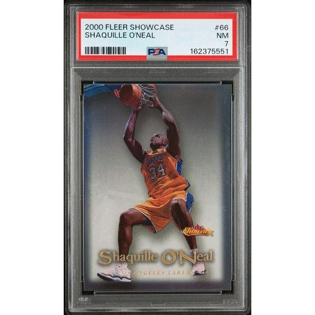 2000 Fleer Showcase #66 Shaquille O'Neal PSA 7