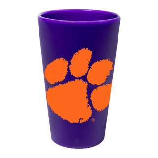 Silicone Pint Glass: Clemson Tigers 16 oz – Team Drinkware