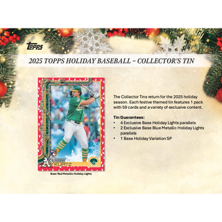 2025 Topps Holiday Baseball 3 Tin