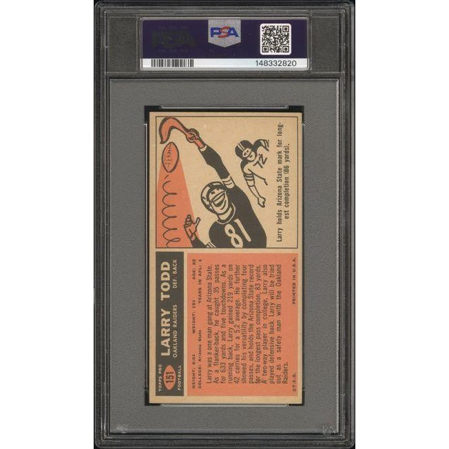 Larry Todd 1965 Topps #151 PSA 4