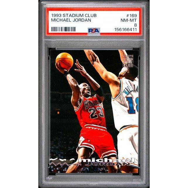 Michael Jordan 1993 Stadium Club #169 PSA 8
