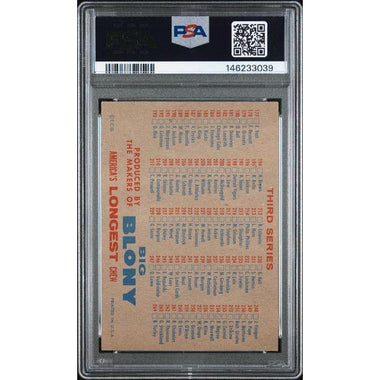 Checklist 2/3 1957 Topps Big Blony PSA 5