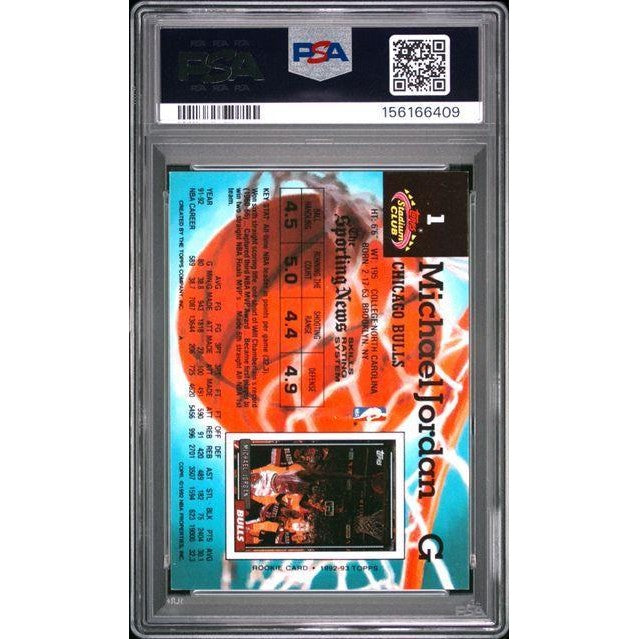 Michael Jordan 1992 Stadium Club #1 PSA 7