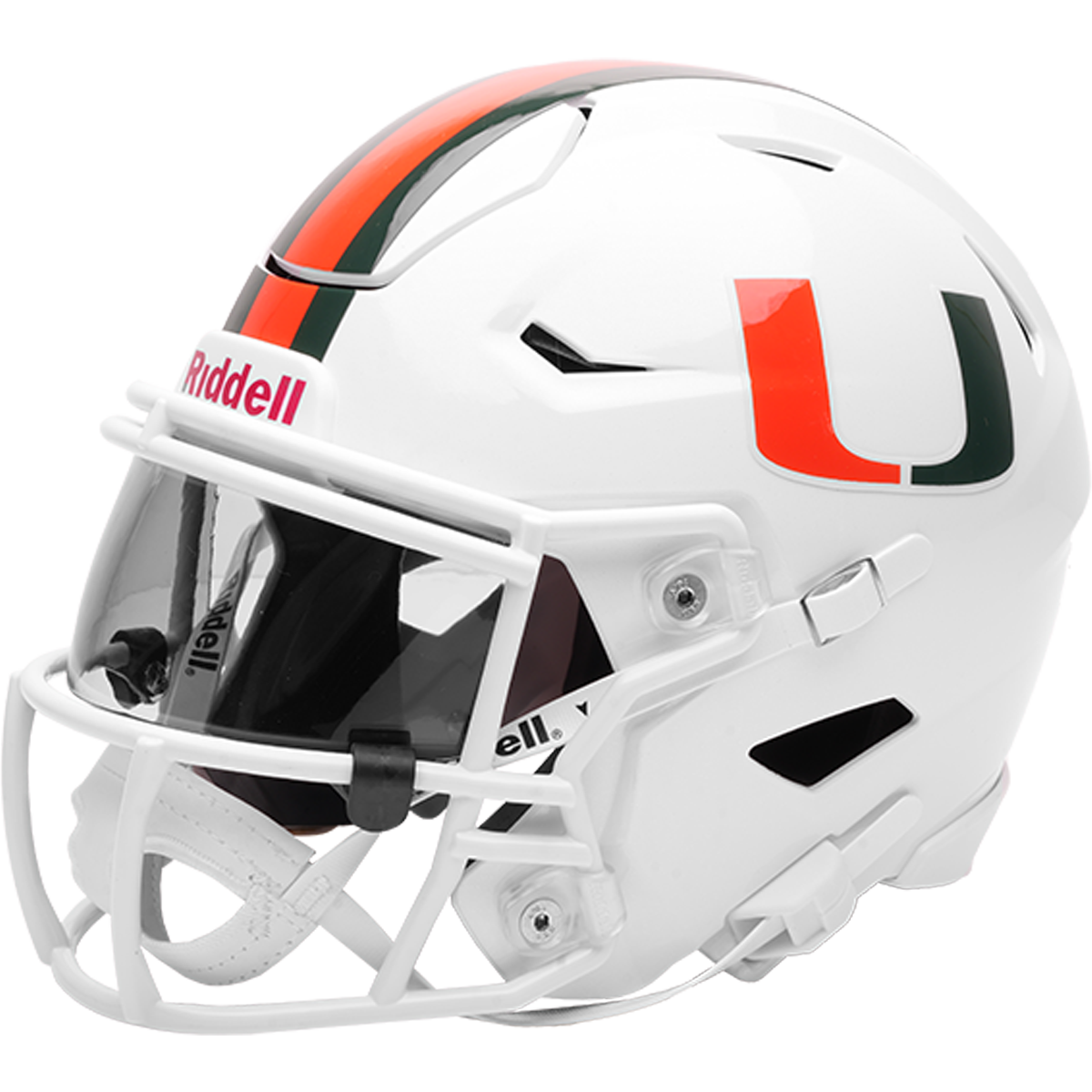 Miami Hurricanes Mid-Size SpeedFlex Football Helmet