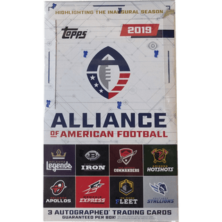 2019 Topps Alliance Football Box