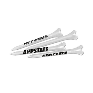 Golf Tee: Appalachian State Mountaineers Plastic White - 40 Pack
