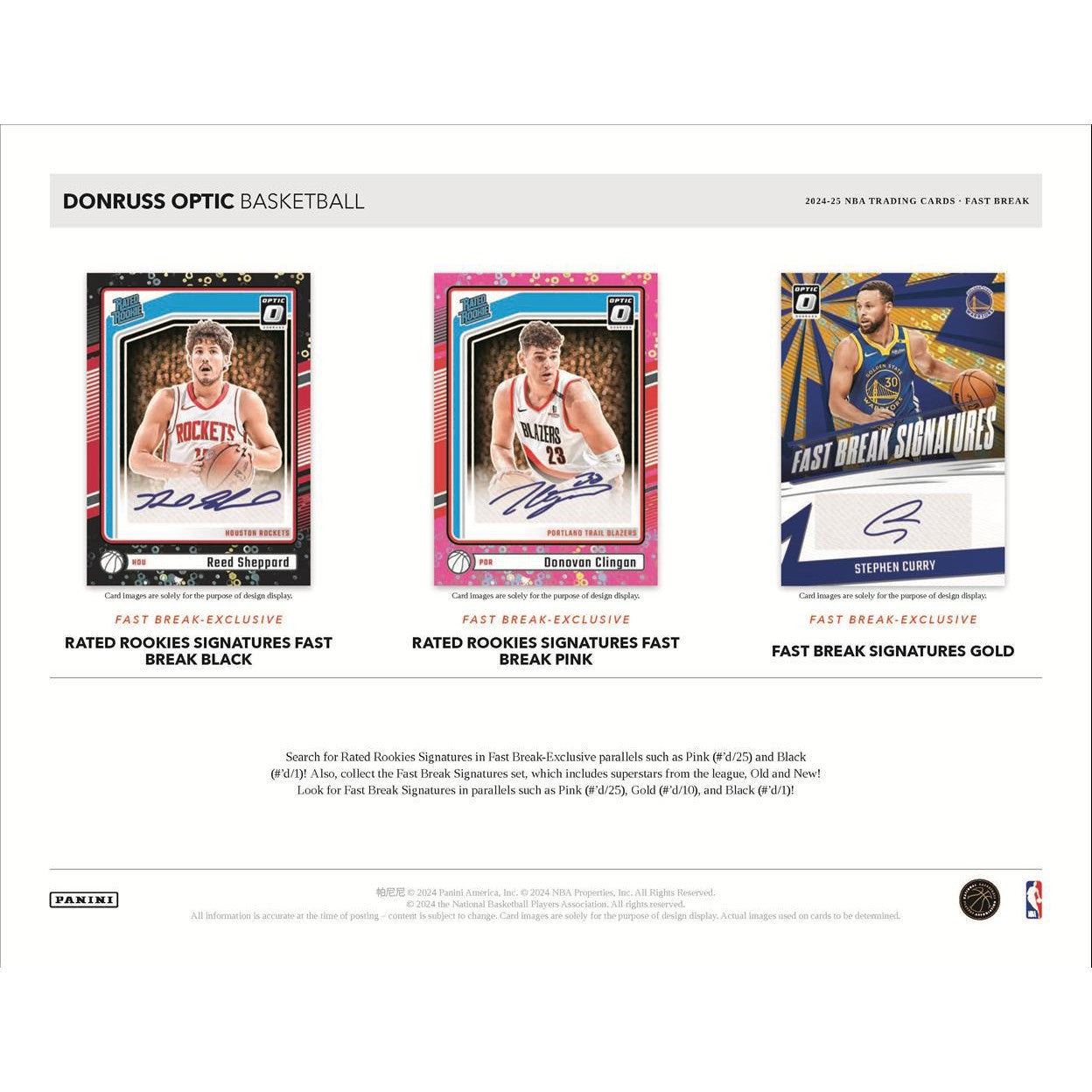 2024-25 Donruss Optic Basketball Fast Break Box