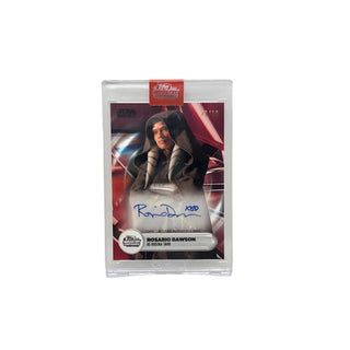 Rosario Dawson as Ahsoka Tano 2024 Topps Industry Conference Certified Autograph Issue