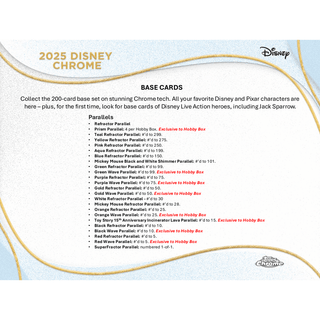 2025 Topps Chrome Disney Hobby Box