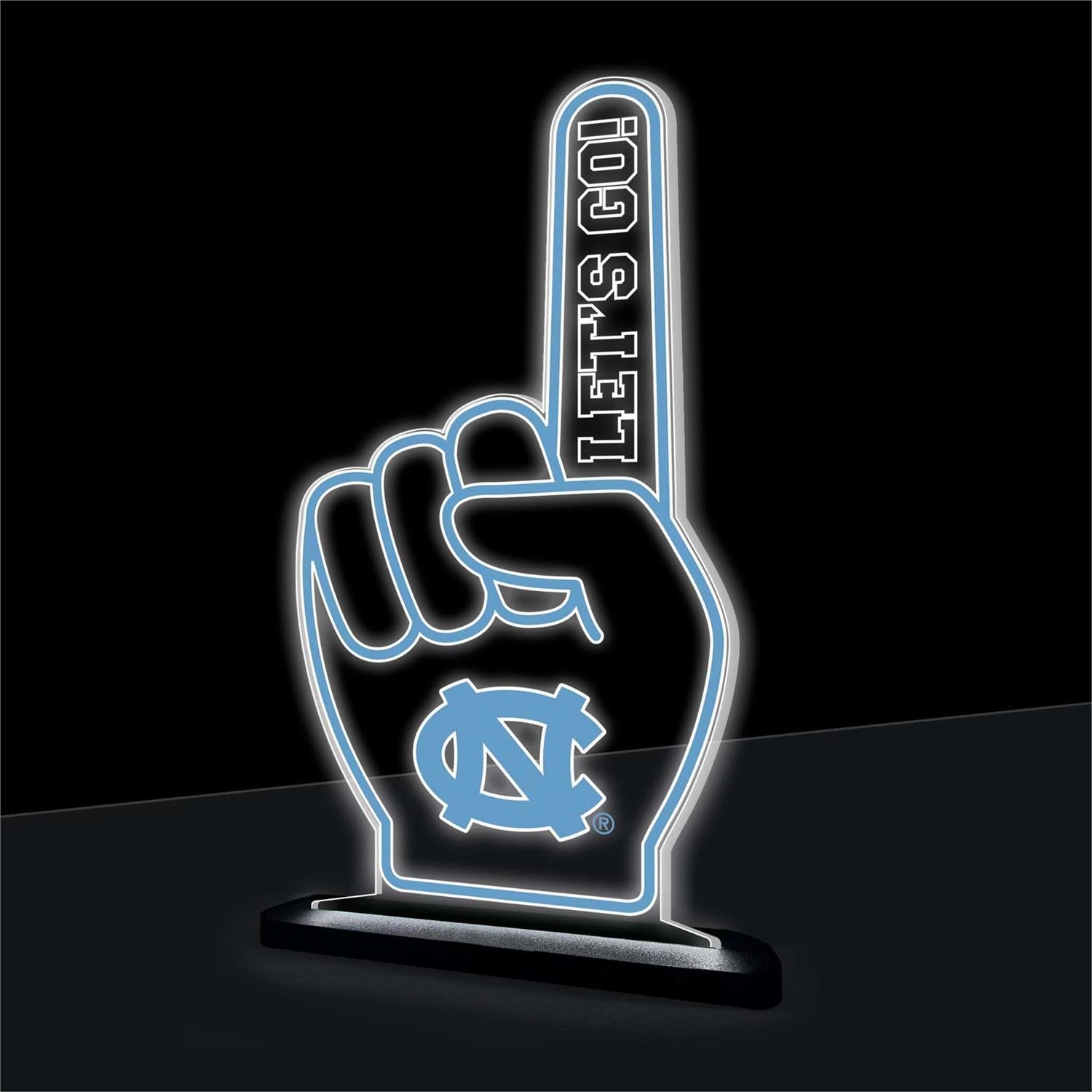 University of North Carolina Tar Heels #1 Foam Finger LED Desklite Decor