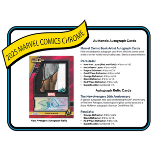 2025 Topps Chrome Marvel Comics Blaster Box