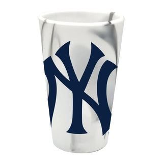 Silicone Pint Glass: New York Yankees 16oz - Fashion