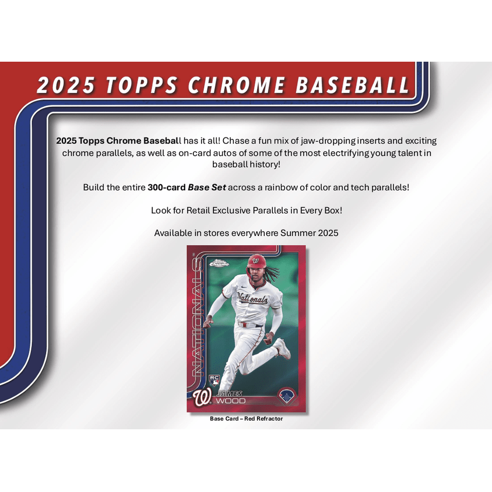 2025 Topps Chrome Baseball Blaster Box