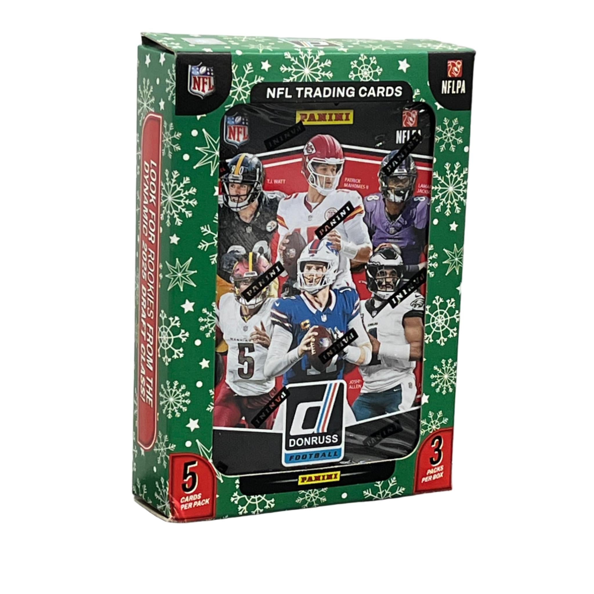 2025 Donruss Football Holiday Tin – Retail Edition