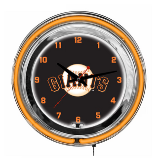 Clock: San Francisco Giants - 15" Neon