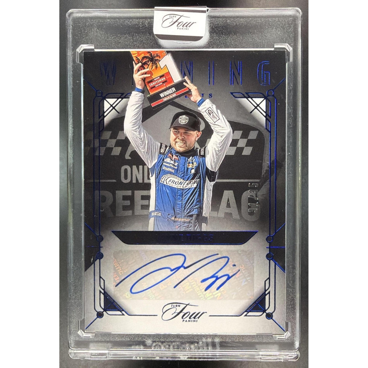 2026 Panini Four Racing Layne Riggs #WM-LRG Autographed 31/35 Non-Graded