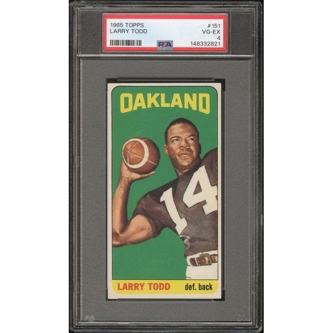 Larry Todd 1965 Topps #151 PSA 4