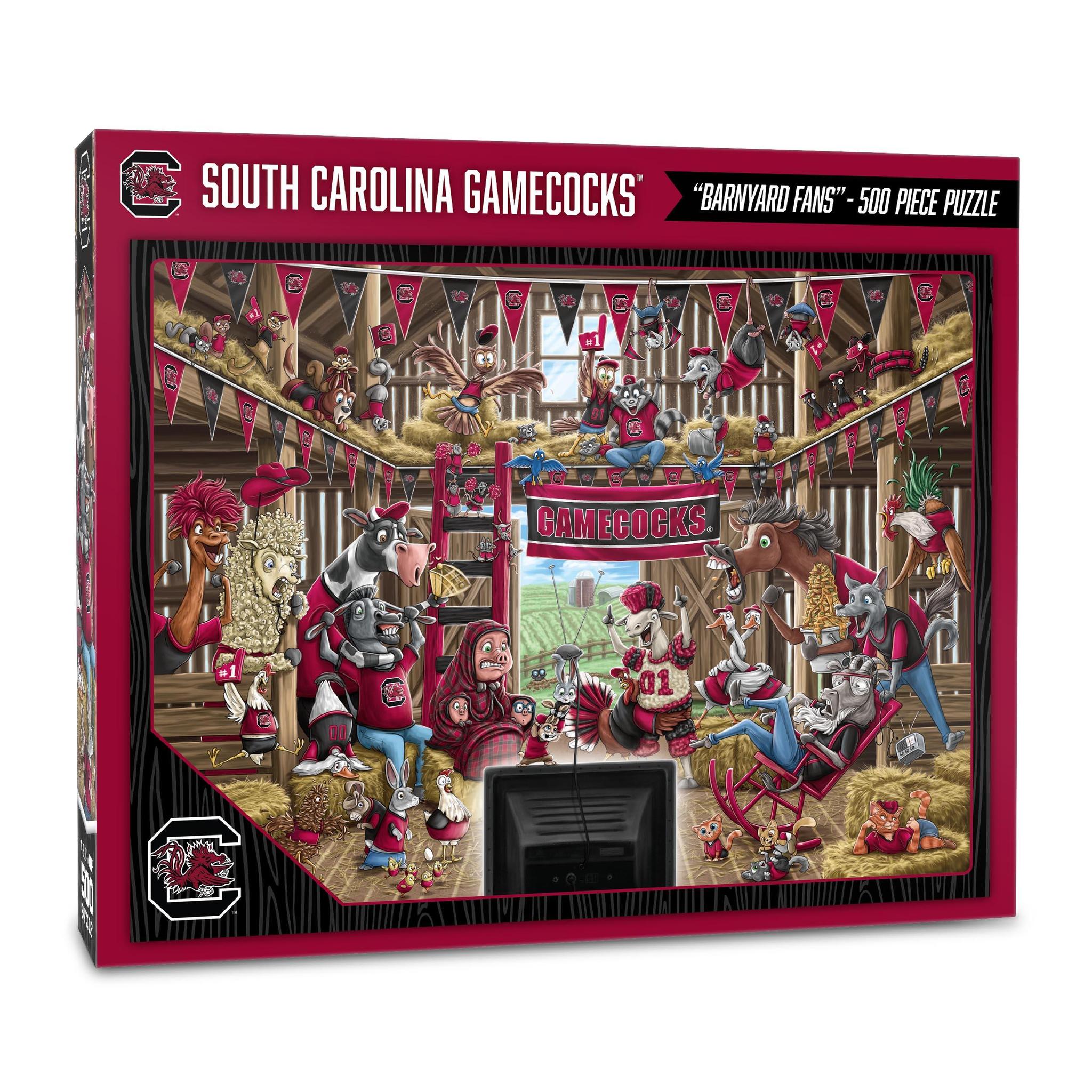 South Carolina Gamecocks Barnyard Fans 500 pc Puzzle