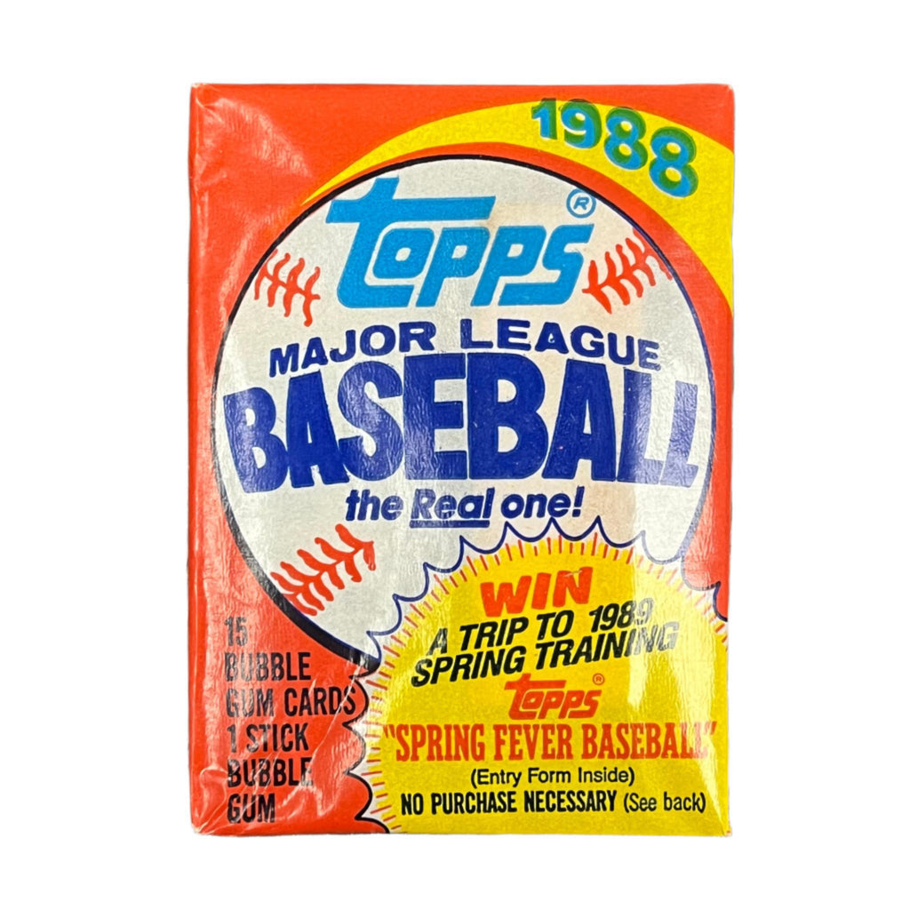 1988 Topps Baseball Pack – CARDIACS Sports & Memorabilia