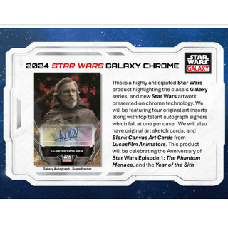 2024 Topps Star Wars Chrome Galaxy Hobby Pack