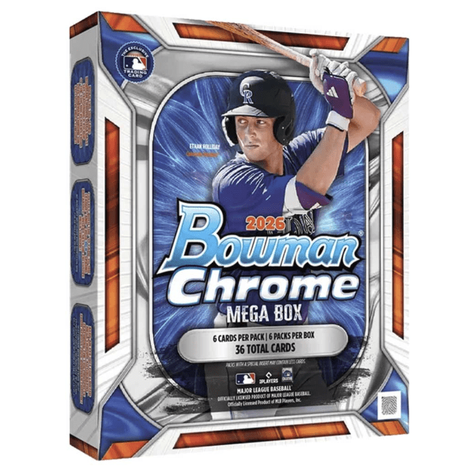 2026 Bowman Chrome Baseball Mega Box