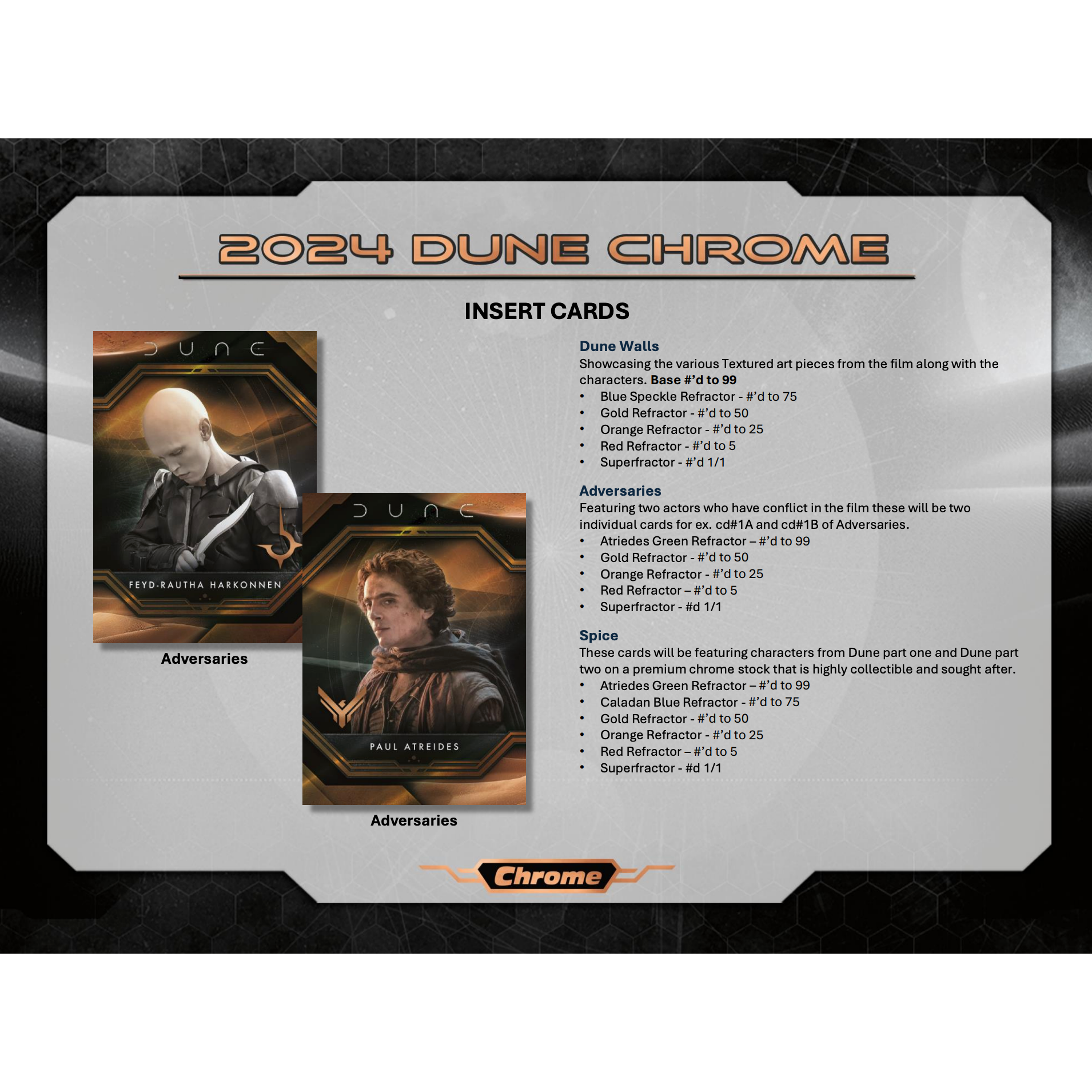 2024 Topps Dune Chrome Blaster Box
