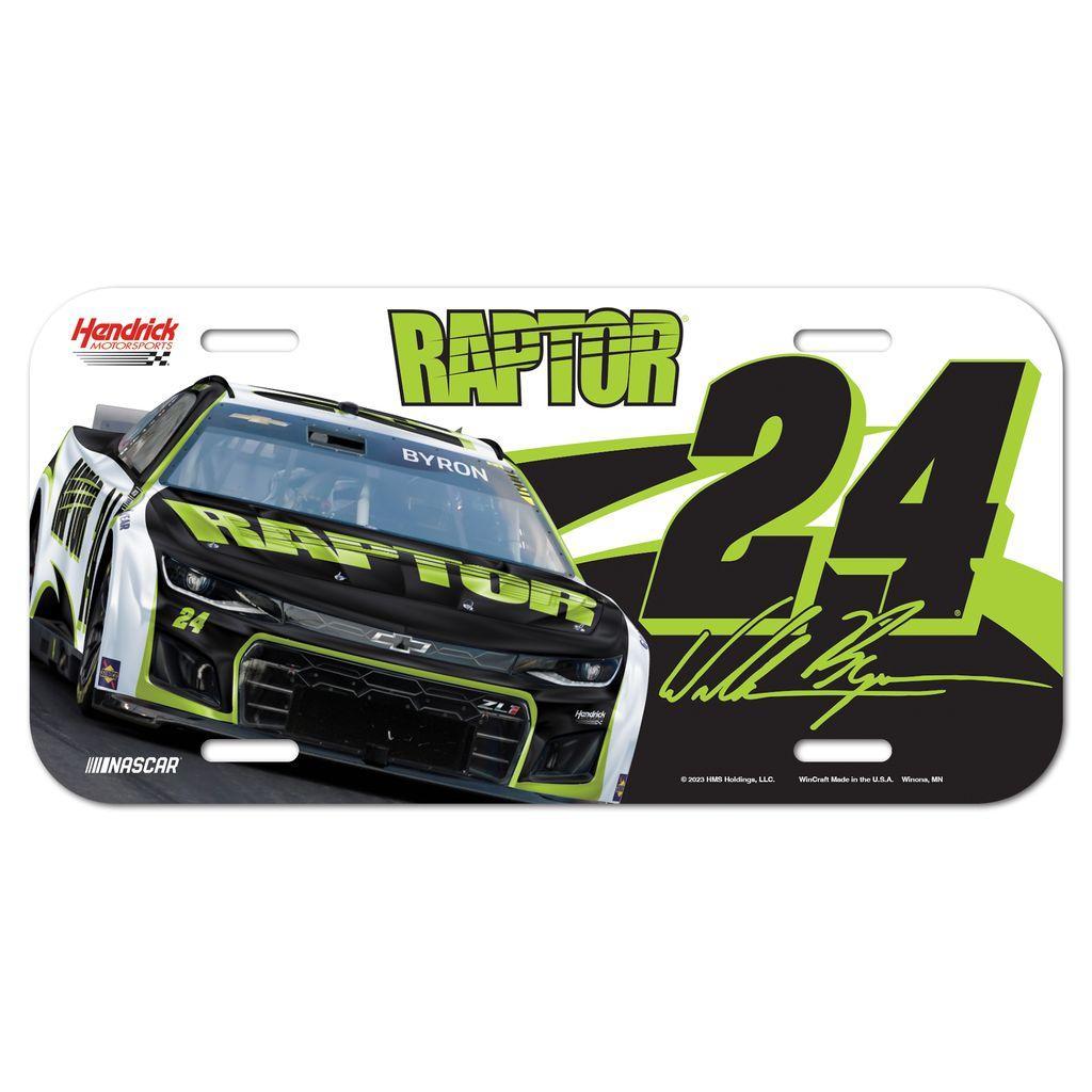 William Byron #24 License Plate – NASCAR