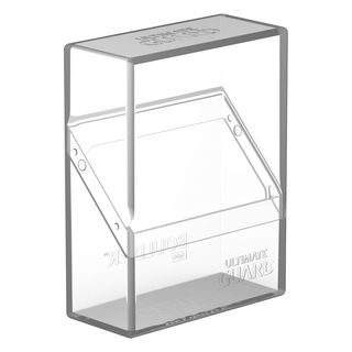 Deck Box: Ultimate Guard Boulder – Compact for 40 Double-Sleeved Cards - Clear