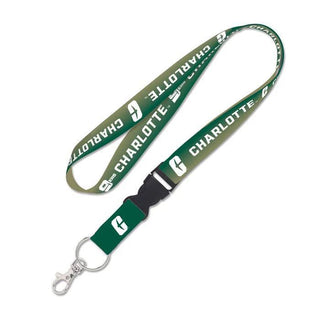 Lanyard: Charlotte 49ers with Detachable Buckle 1"