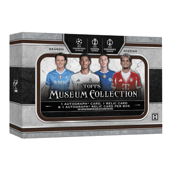 2025-26 Topps UEFA Club Competitions Museum Collection Soccer Hobby Box