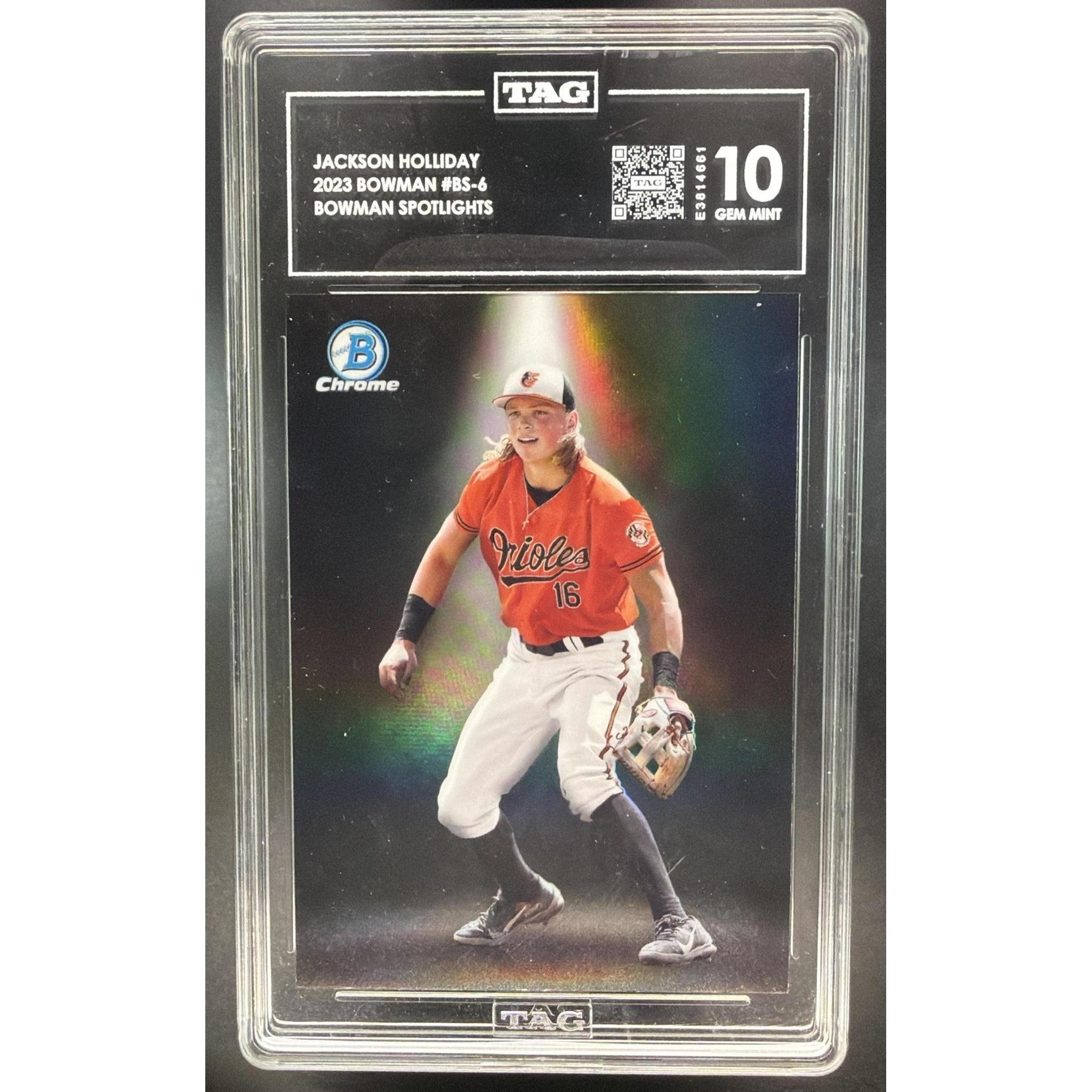 Jackson Holliday 2023 Bowman Spotlights #BS-6 TAG 10
