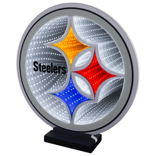 LED Infinity Logo Light: Pittsburgh Steelers