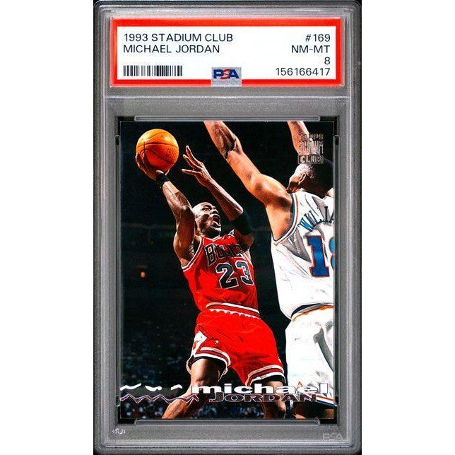 Michael Jordan 1993 Stadium Club PSA 8