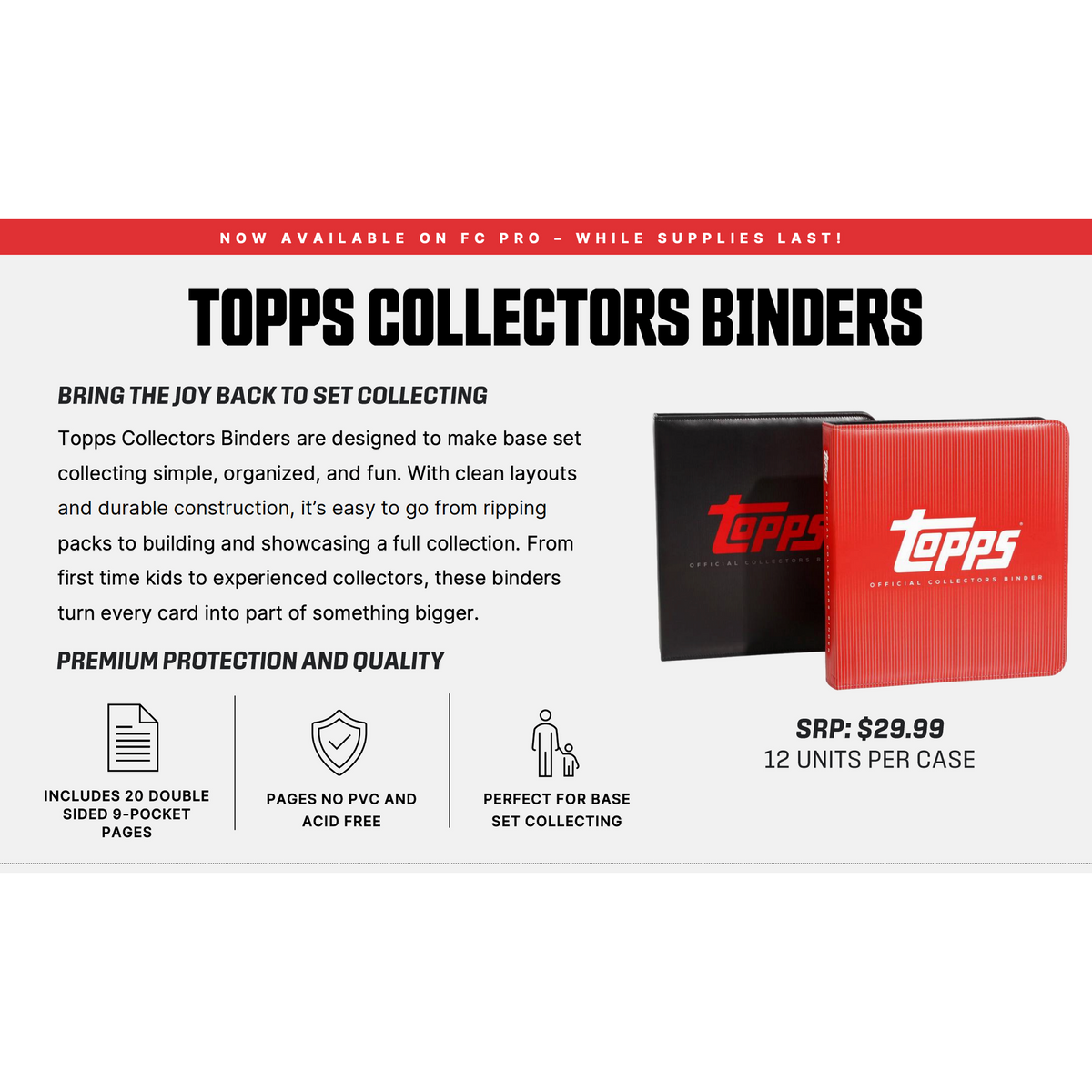 Topps Collectors Binder